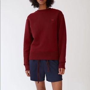 Acne studio burgundy sweatshirt size small